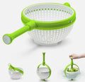 Salad Spina 2-In-1 Easy-To-Use Collapsible Salad Spinner Straining Colander